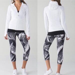 Lululemon Wunder Under Crop Leggings Static Mist Size 6